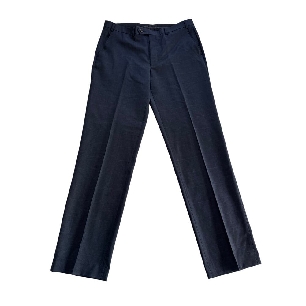 Lauren Ralph Lauren 100% Wool Dress Pants Men’s 36x34 Charcoal Flat Front